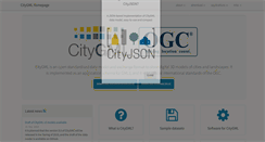Desktop Screenshot of citygml.org
